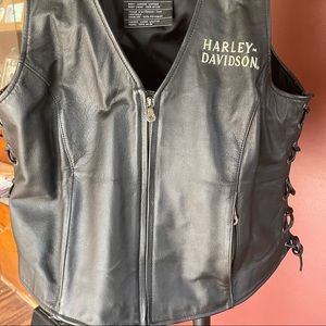 Womens authentic Harley vest